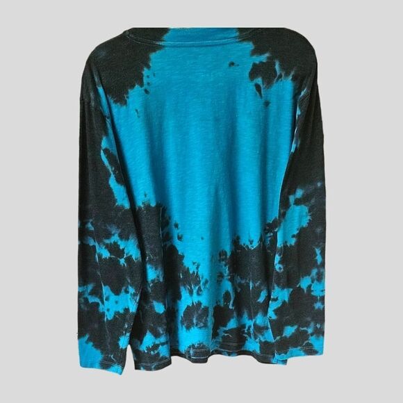 DISNEY Plus Size Tie Dye Mickey Mouse Long Sleeve Graphic Tee - Picture 8 of 10